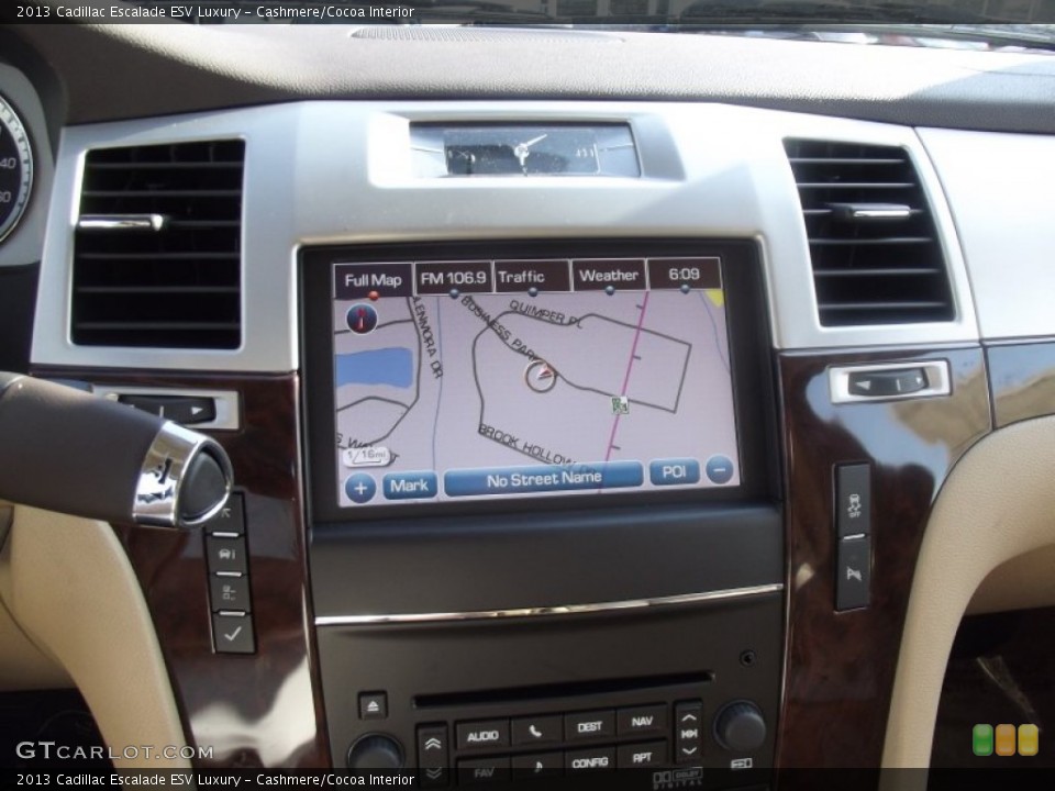Cashmere/Cocoa Interior Navigation for the 2013 Cadillac Escalade ESV Luxury #69017770