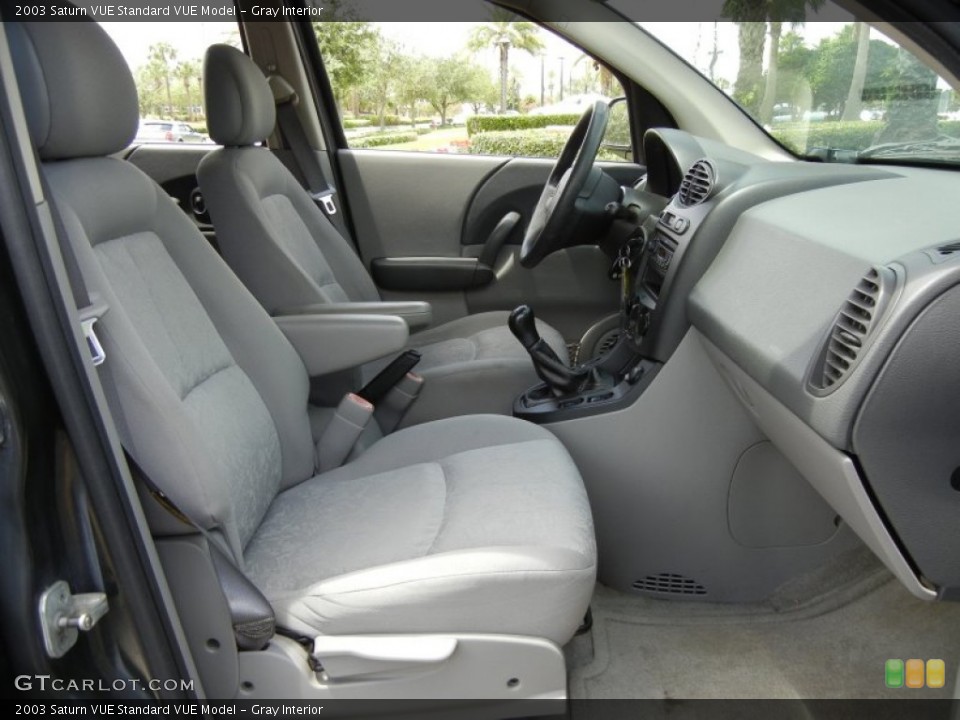 Gray Interior Photo for the 2003 Saturn VUE  #69018019