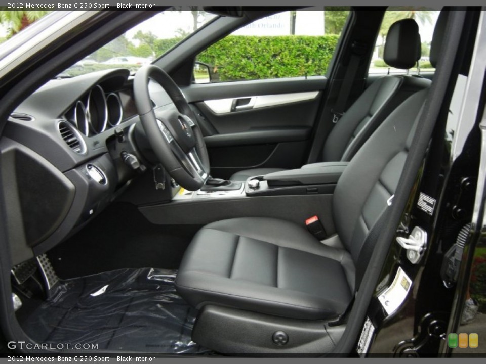 Black Interior Photo for the 2012 Mercedes-Benz C 250 Sport #69018169