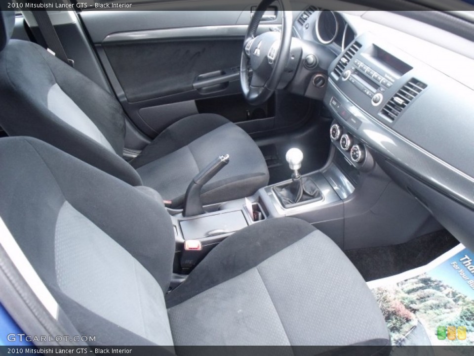 Black Interior Photo for the 2010 Mitsubishi Lancer GTS #69020050