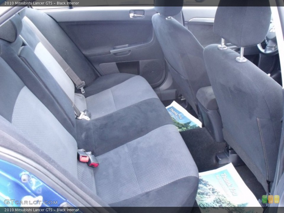 Black Interior Rear Seat for the 2010 Mitsubishi Lancer GTS #69020059