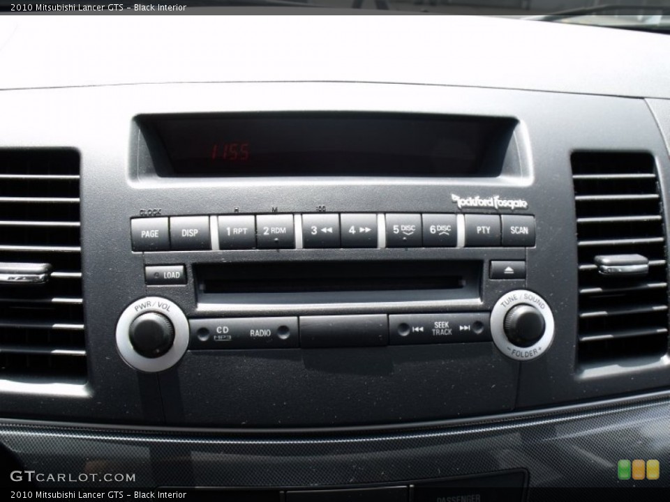 Black Interior Audio System for the 2010 Mitsubishi Lancer GTS #69020149