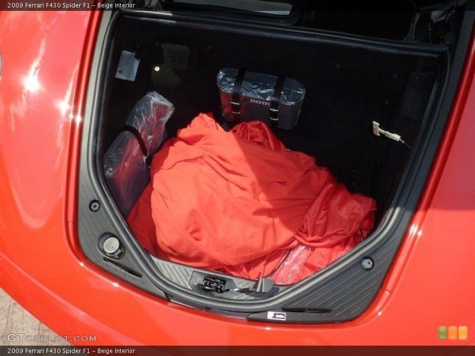 Beige Interior Trunk for the 2009 Ferrari F430 Spider F1 #69021868