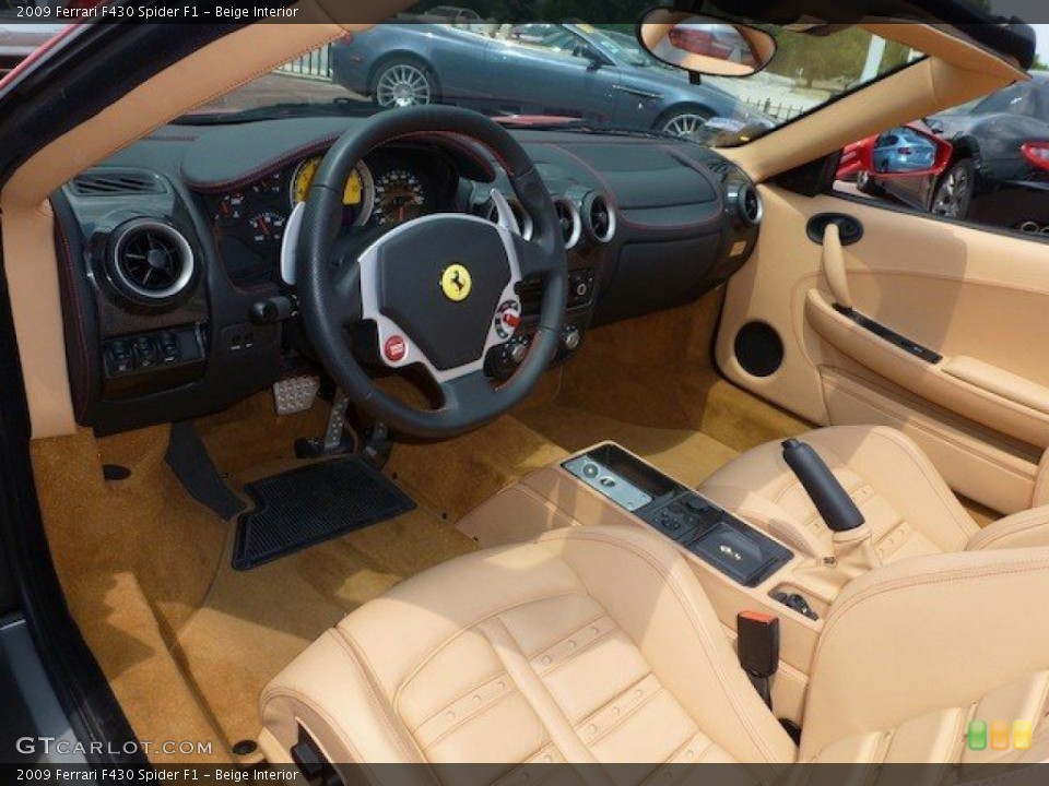 Beige Interior Prime Interior for the 2009 Ferrari F430 Spider F1 #69021961