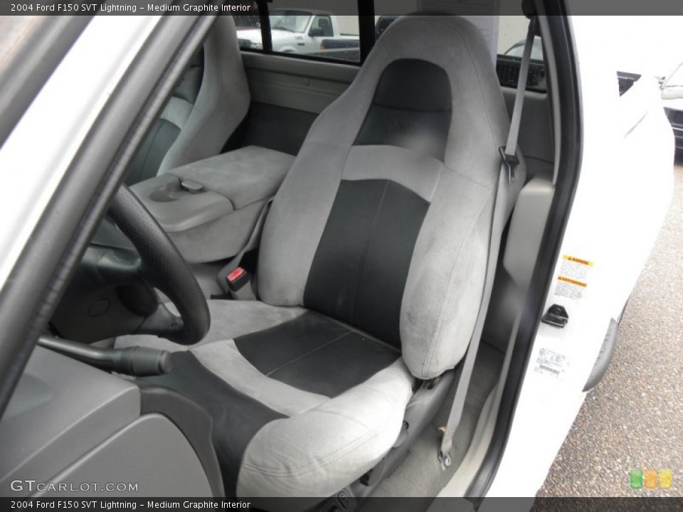 Medium Graphite Interior Front Seat for the 2004 Ford F150 SVT Lightning #69022624
