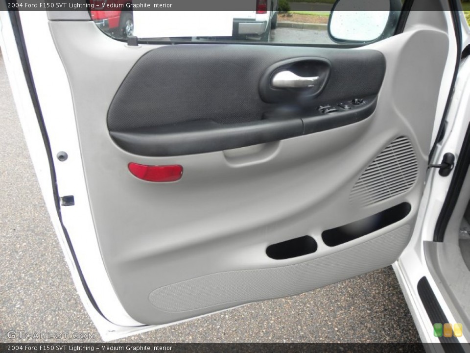 Medium Graphite Interior Door Panel for the 2004 Ford F150 SVT Lightning #69022630