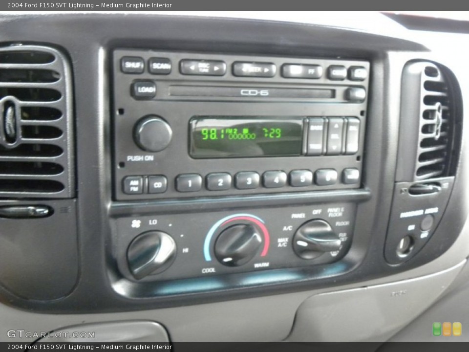 Medium Graphite Interior Controls for the 2004 Ford F150 SVT Lightning #69022702