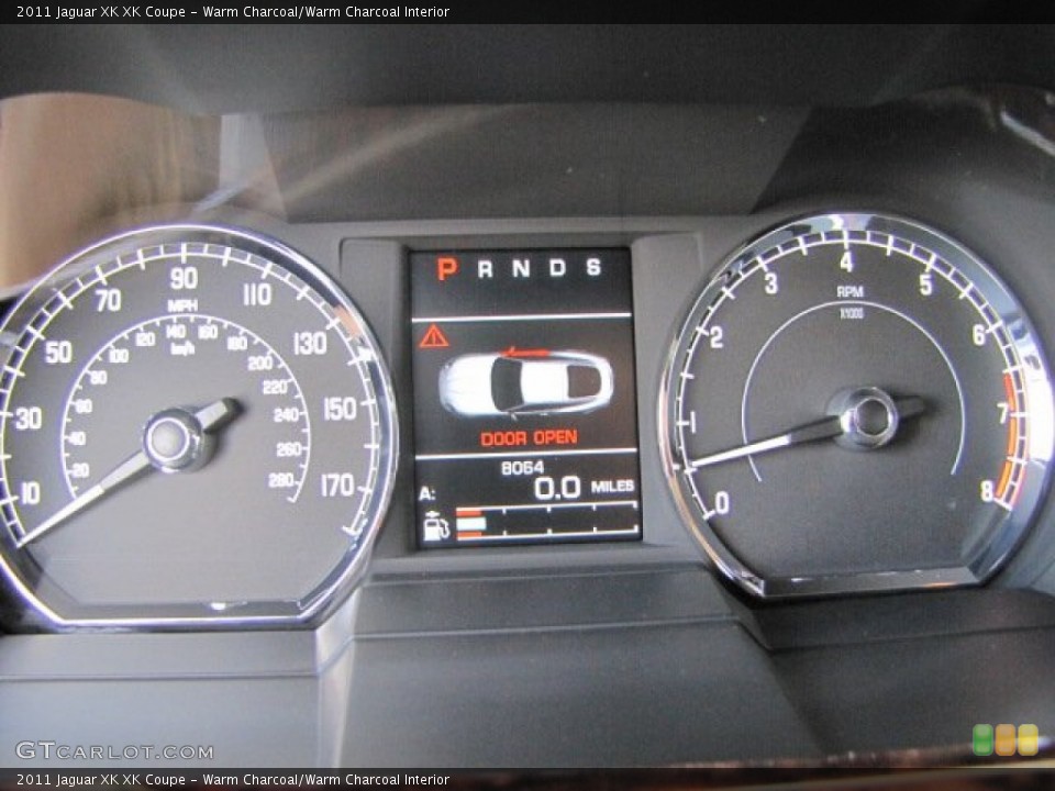Warm Charcoal/Warm Charcoal Interior Gauges for the 2011 Jaguar XK XK Coupe #69025903
