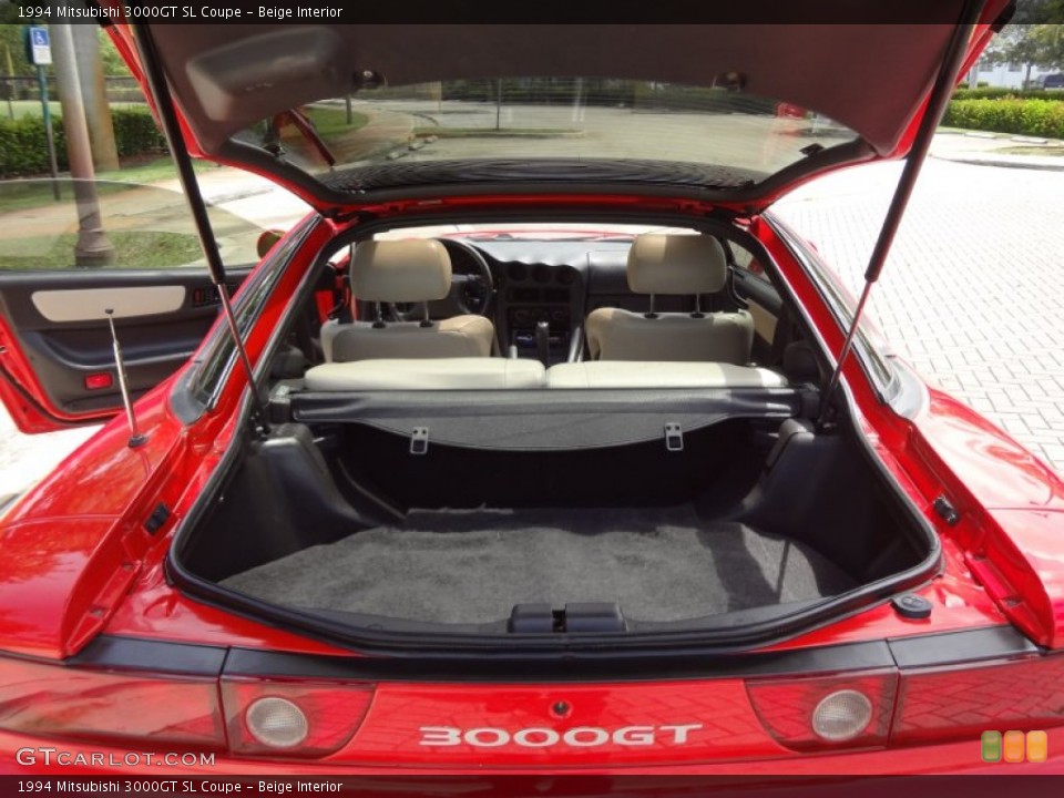 Beige Interior Trunk for the 1994 Mitsubishi 3000GT SL Coupe #69030416