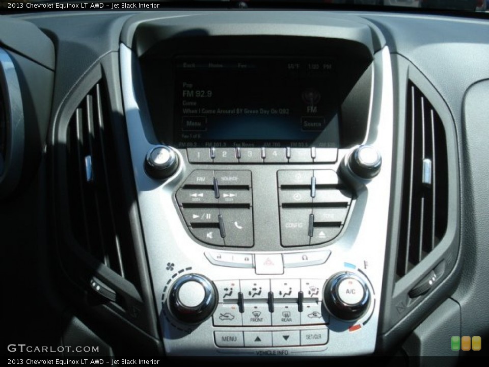 Jet Black Interior Controls for the 2013 Chevrolet Equinox LT AWD #69030731