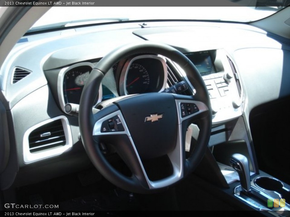 Jet Black Interior Dashboard for the 2013 Chevrolet Equinox LT AWD #69030860
