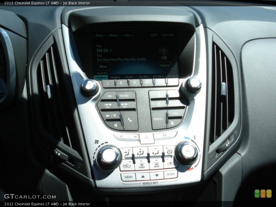 Jet Black Interior Controls for the 2013 Chevrolet Equinox LT AWD #69030914