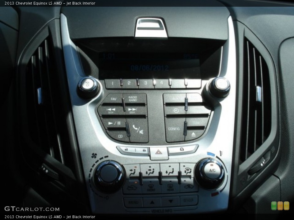 Jet Black Interior Controls for the 2013 Chevrolet Equinox LS AWD #69031268