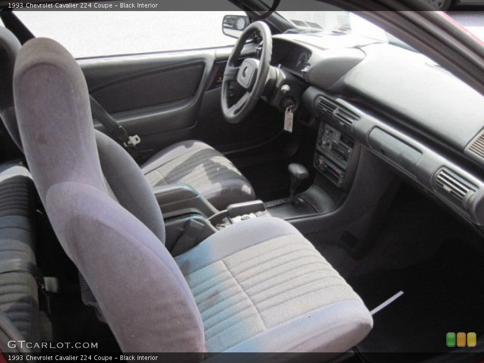 Black Interior Photo For The 1993 Chevrolet Cavalier Z24