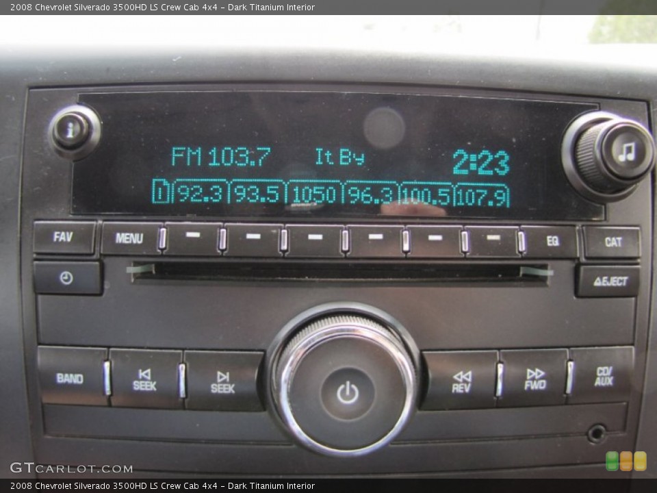 Dark Titanium Interior Audio System for the 2008 Chevrolet Silverado 3500HD LS Crew Cab 4x4 #69033866