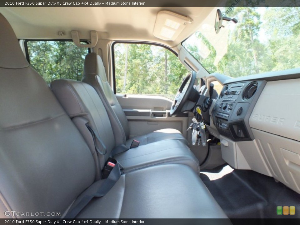 Medium Stone Interior Photo for the 2010 Ford F350 Super Duty XL Crew Cab 4x4 Dually #69033872