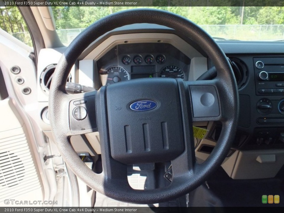 Medium Stone Interior Steering Wheel for the 2010 Ford F350 Super Duty XL Crew Cab 4x4 Dually #69033899