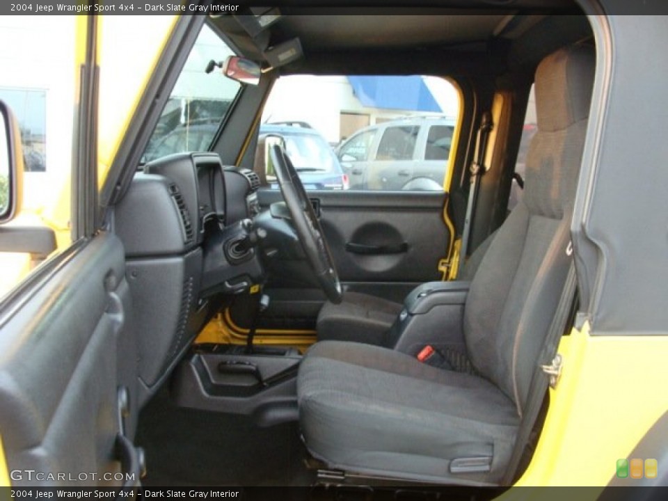 Dark Slate Gray Interior Photo for the 2004 Jeep Wrangler Sport 4x4 #69035498