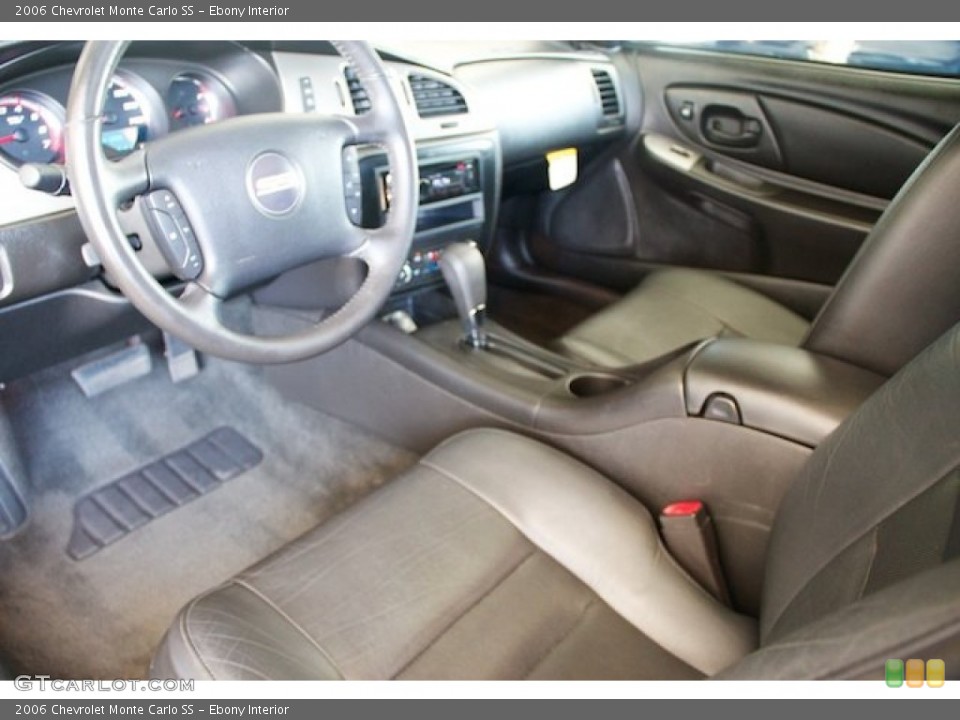 Ebony Interior Prime Interior for the 2006 Chevrolet Monte Carlo SS #69036497