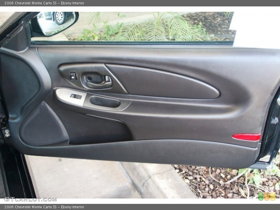 Ebony Interior Door Panel for the 2006 Chevrolet Monte Carlo SS #69036575