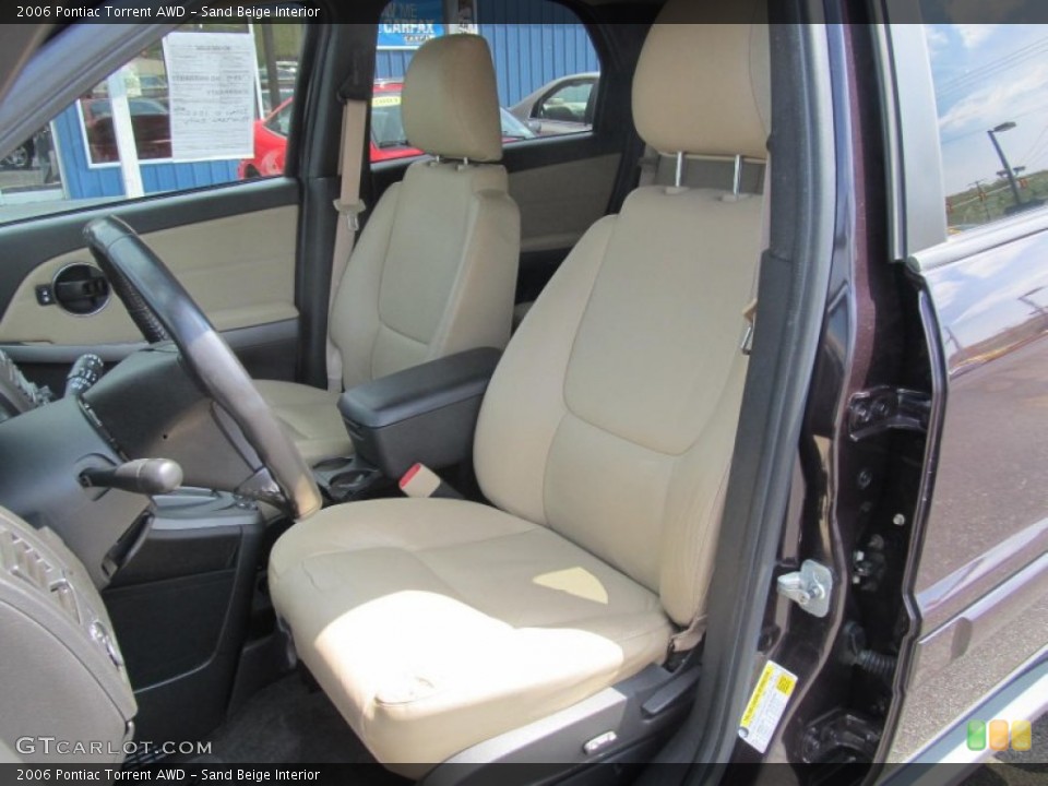 Sand Beige 2006 Pontiac Torrent Interiors