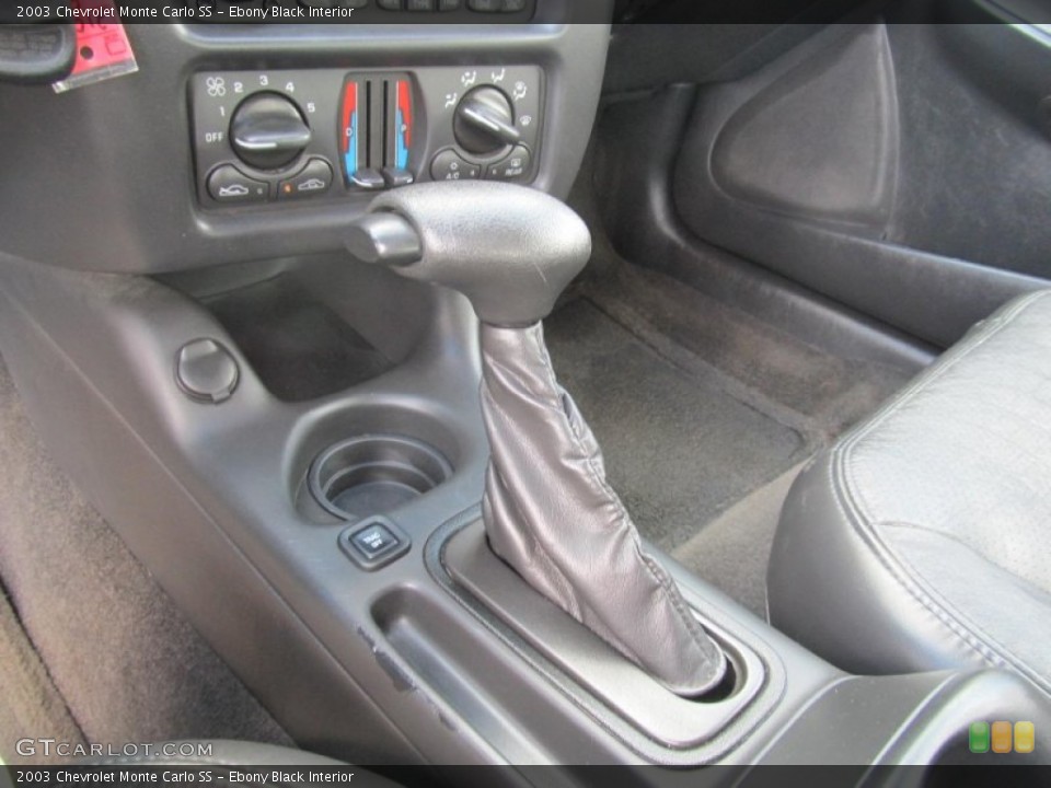 Ebony Black Interior Transmission for the 2003 Chevrolet Monte Carlo SS #69039476