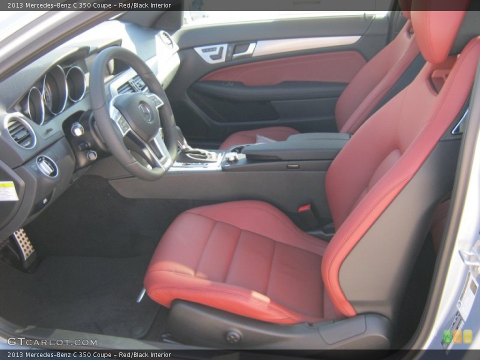 Red/Black Interior Photo for the 2013 Mercedes-Benz C 350 Coupe #69041309