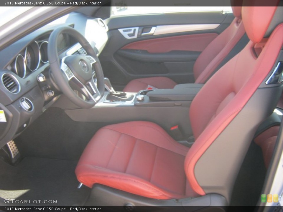 Red/Black Interior Photo for the 2013 Mercedes-Benz C 350 Coupe #69041407