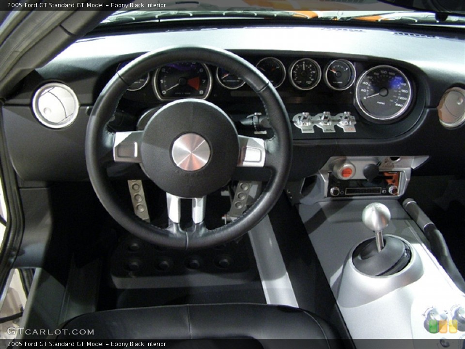 Ebony Black Interior Dashboard for the 2005 Ford GT  #69042