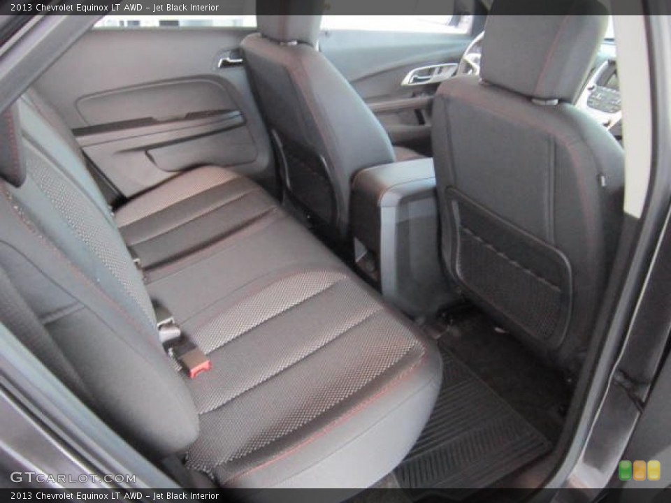 Jet Black Interior Rear Seat for the 2013 Chevrolet Equinox LT AWD #69043330