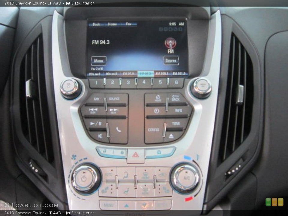 Jet Black Interior Controls for the 2013 Chevrolet Equinox LT AWD #69043409