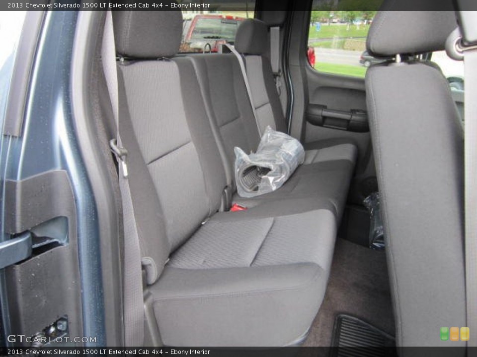 Ebony Interior Rear Seat for the 2013 Chevrolet Silverado 1500 LT Extended Cab 4x4 #69043514