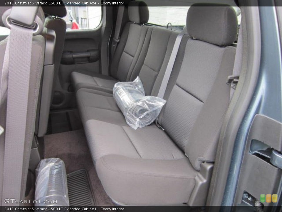 Ebony Interior Rear Seat for the 2013 Chevrolet Silverado 1500 LT Extended Cab 4x4 #69043532