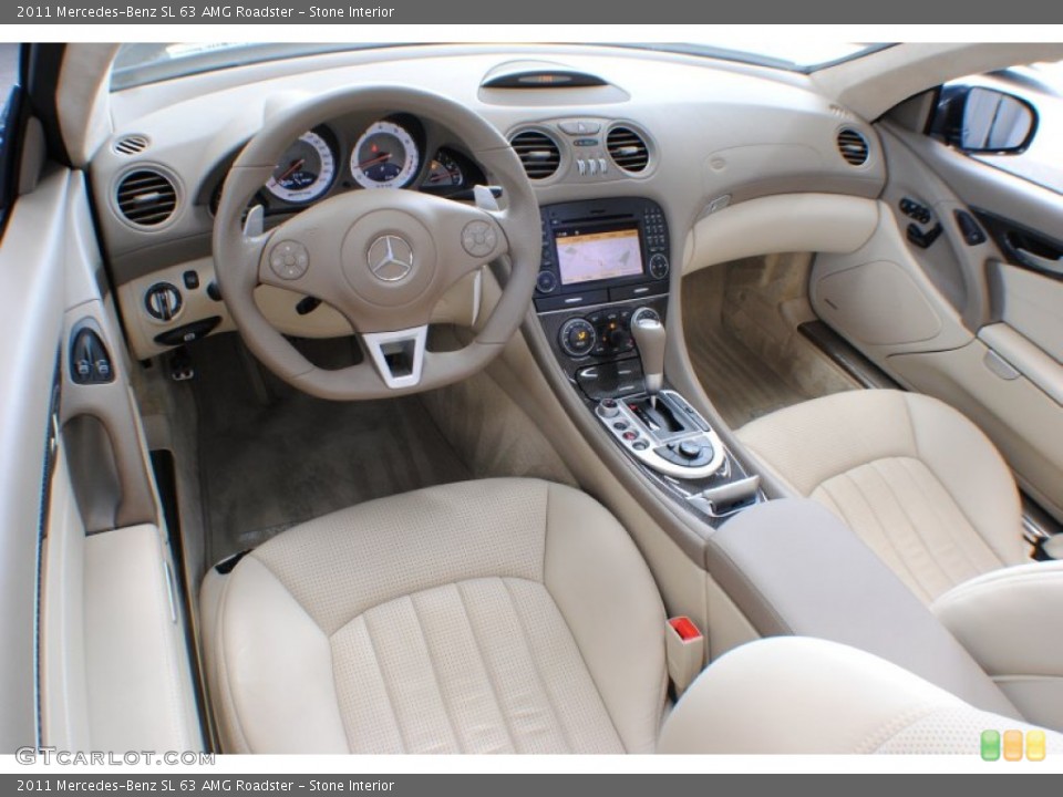 Stone Interior Prime Interior for the 2011 Mercedes-Benz SL 63 AMG Roadster #69043583