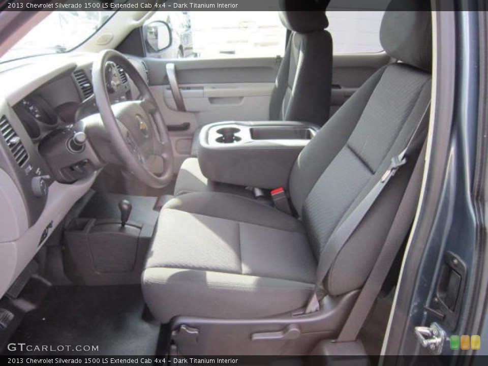 Dark Titanium Interior Front Seat for the 2013 Chevrolet Silverado 1500 LS Extended Cab 4x4 #69043907