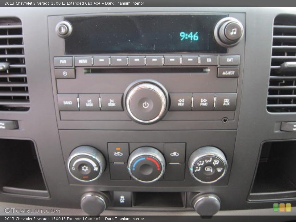 Dark Titanium Interior Audio System for the 2013 Chevrolet Silverado 1500 LS Extended Cab 4x4 #69043934
