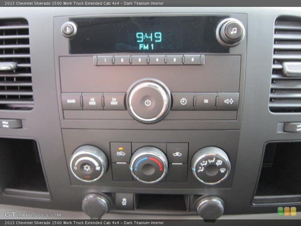 Dark Titanium Interior Audio System for the 2013 Chevrolet Silverado 1500 Work Truck Extended Cab 4x4 #69044112