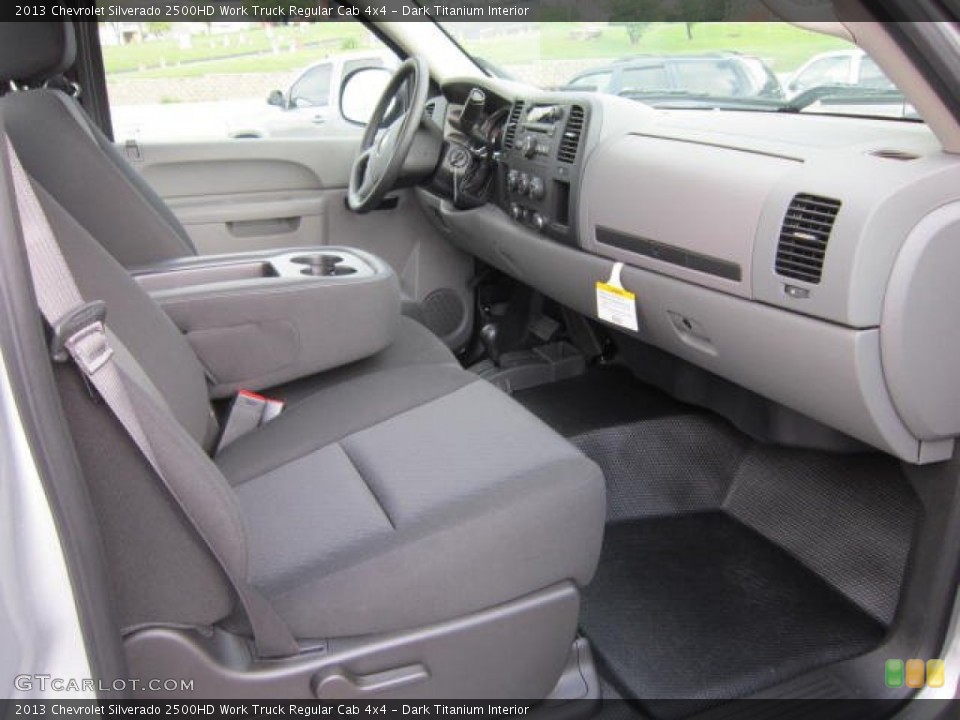 Dark Titanium Interior Photo for the 2013 Chevrolet Silverado 2500HD Work Truck Regular Cab 4x4 #69044207