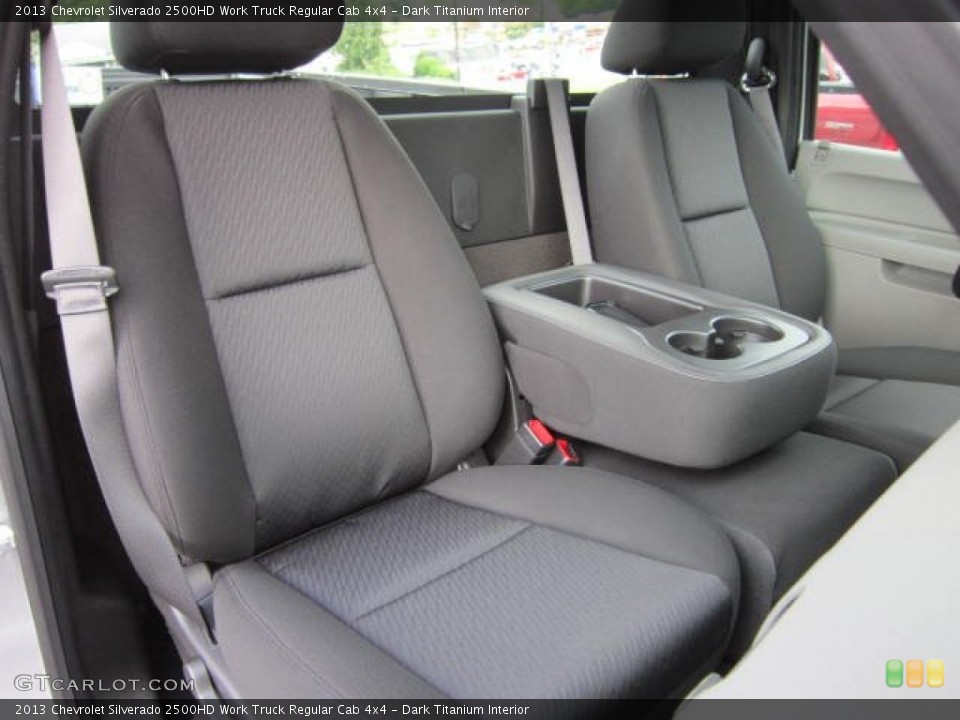 Dark Titanium Interior Front Seat for the 2013 Chevrolet Silverado 2500HD Work Truck Regular Cab 4x4 #69044225