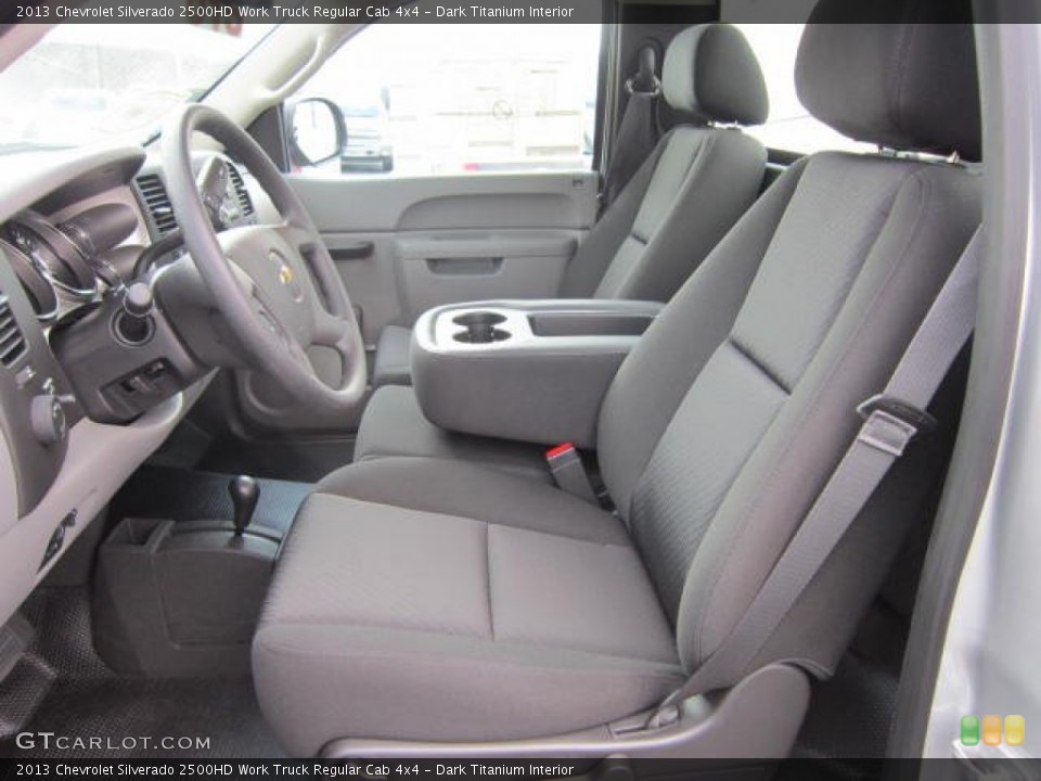 Dark Titanium Interior Front Seat for the 2013 Chevrolet Silverado 2500HD Work Truck Regular Cab 4x4 #69044240