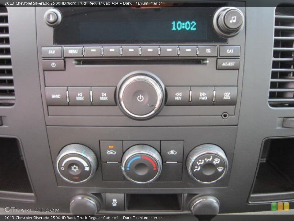 Dark Titanium Interior Audio System for the 2013 Chevrolet Silverado 2500HD Work Truck Regular Cab 4x4 #69044282