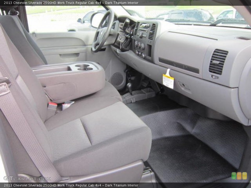 Dark Titanium Interior Photo for the 2013 Chevrolet Silverado 2500HD Work Truck Regular Cab 4x4 #69044371