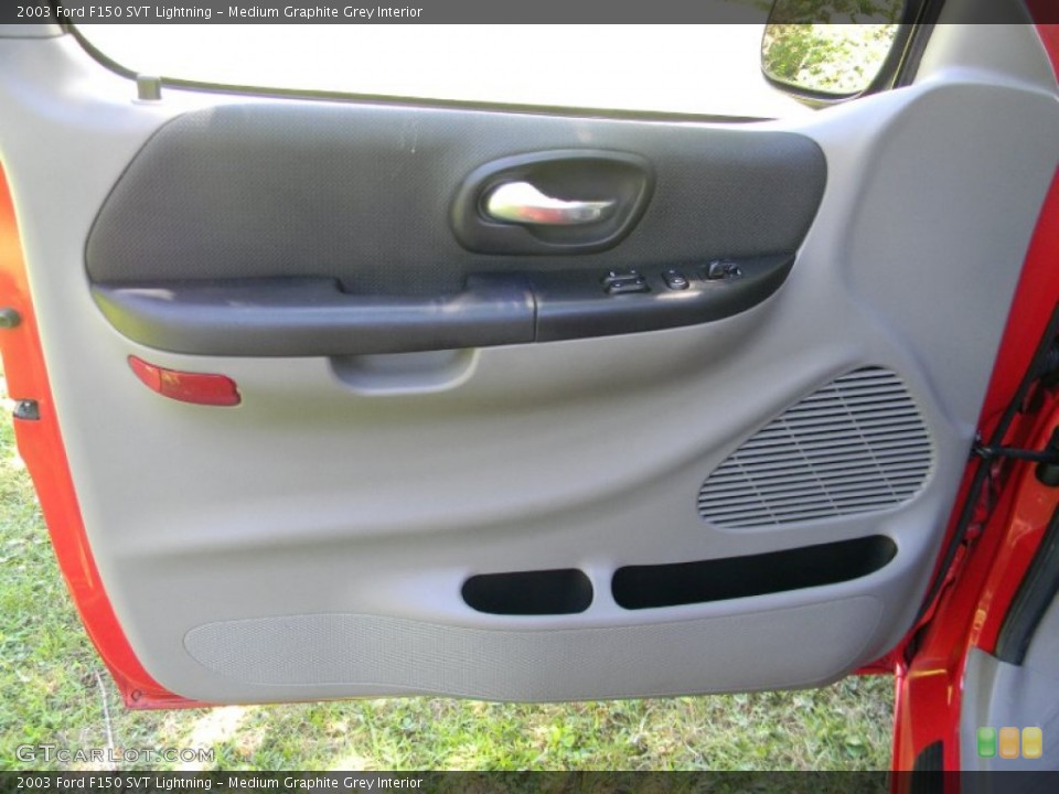 Medium Graphite Grey Interior Door Panel for the 2003 Ford F150 SVT Lightning #69044402