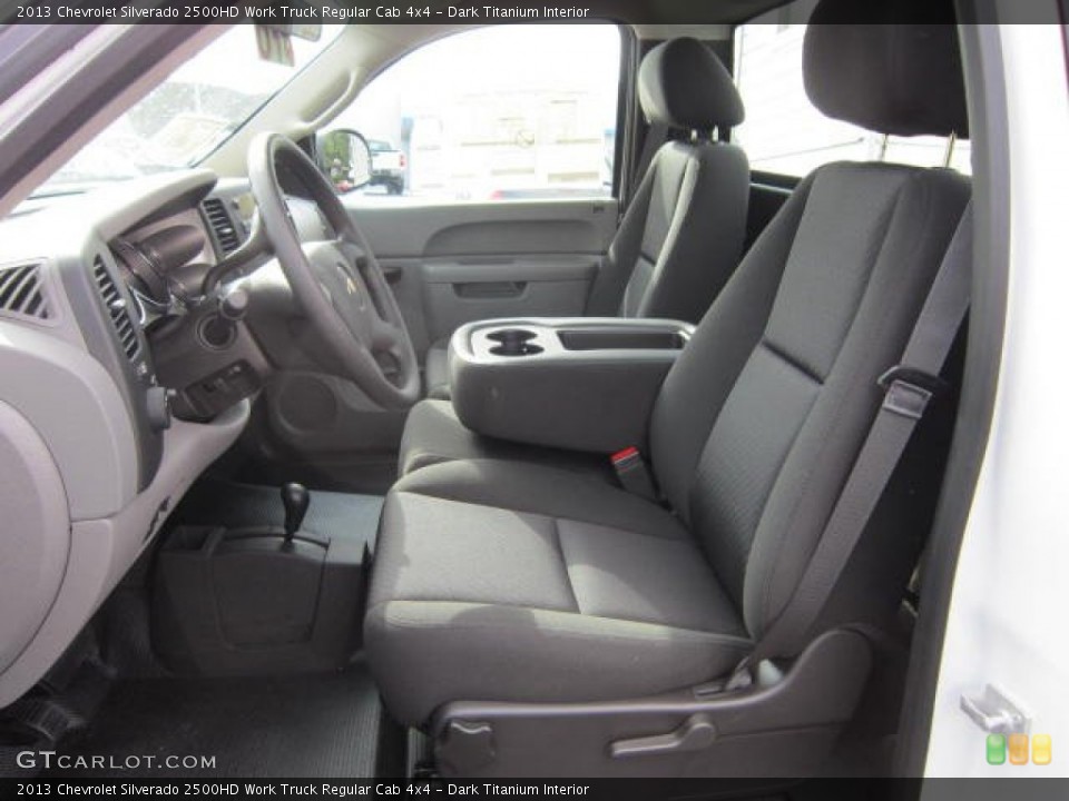 Dark Titanium Interior Front Seat for the 2013 Chevrolet Silverado 2500HD Work Truck Regular Cab 4x4 #69044414