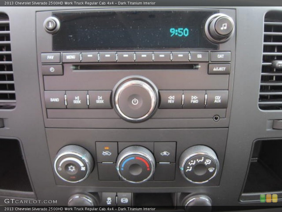 Dark Titanium Interior Audio System for the 2013 Chevrolet Silverado 2500HD Work Truck Regular Cab 4x4 #69044447