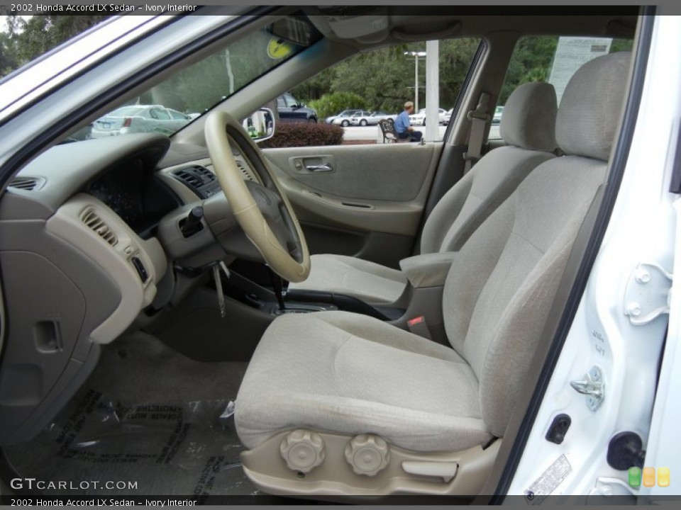 Ivory Interior Front Seat for the 2002 Honda Accord LX Sedan #69044534