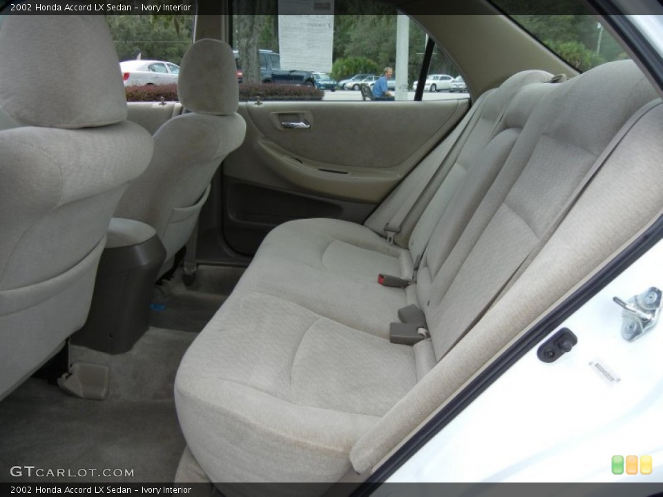 Ivory Interior Rear Seat for the 2002 Honda Accord LX Sedan #69044561