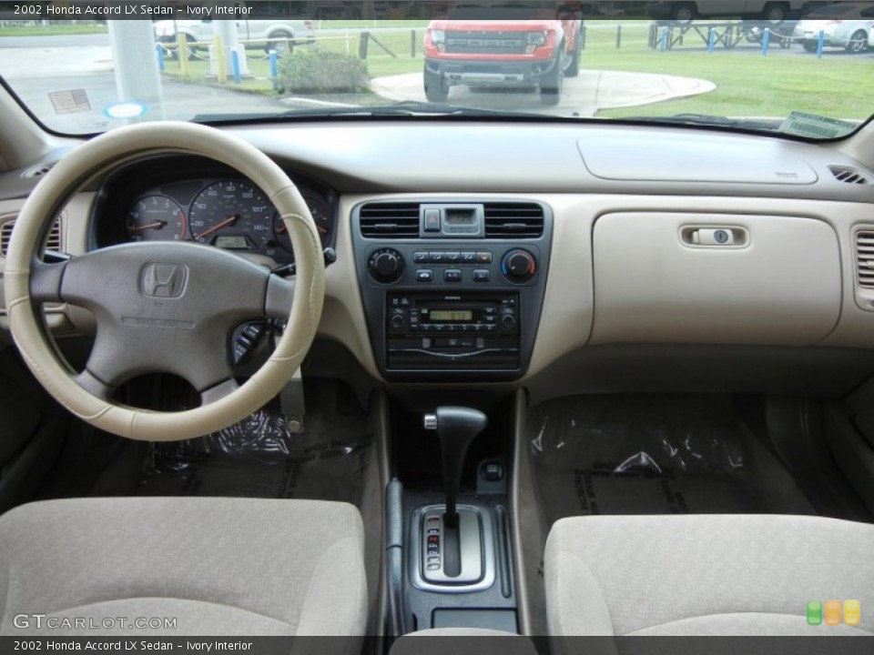 Ivory Interior Dashboard for the 2002 Honda Accord LX Sedan #69044597