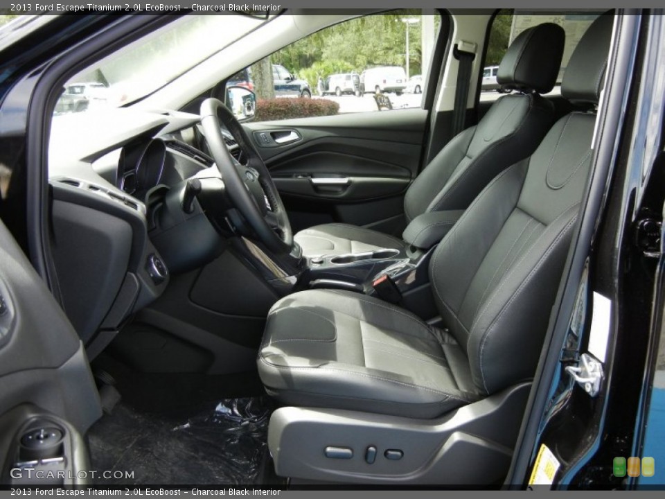 Charcoal Black Interior Front Seat for the 2013 Ford Escape Titanium 2.0L EcoBoost #69044706