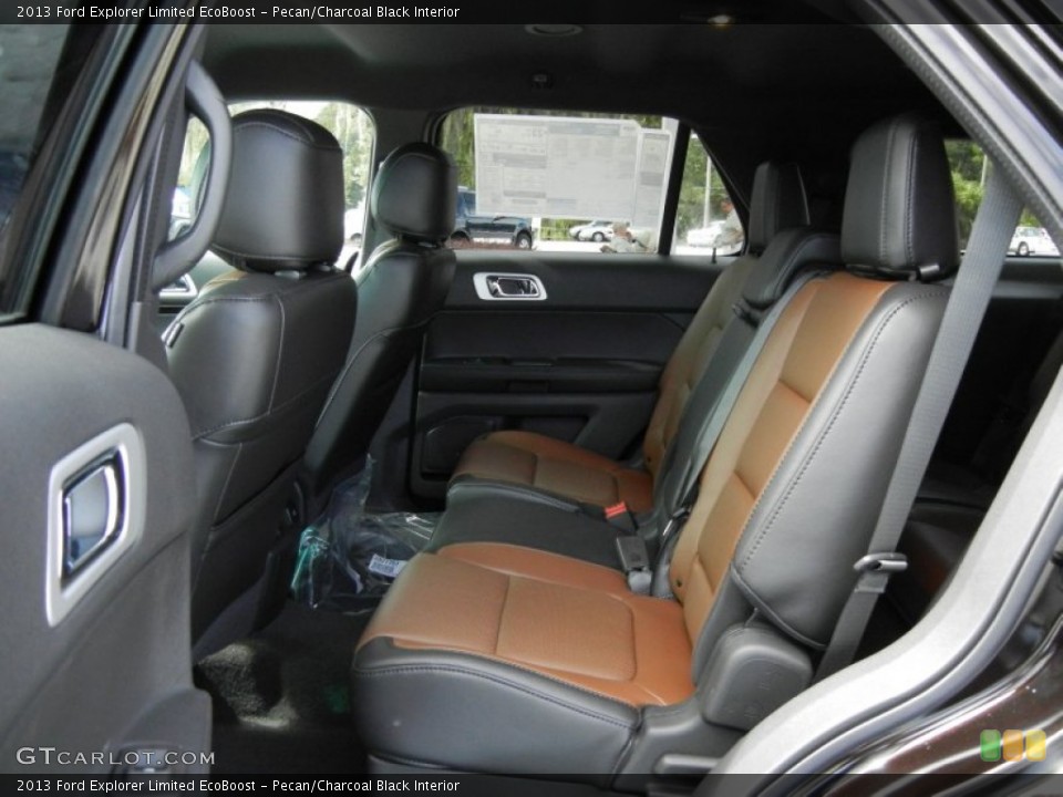 Pecan/Charcoal Black Interior Rear Seat for the 2013 Ford Explorer Limited EcoBoost #69044834